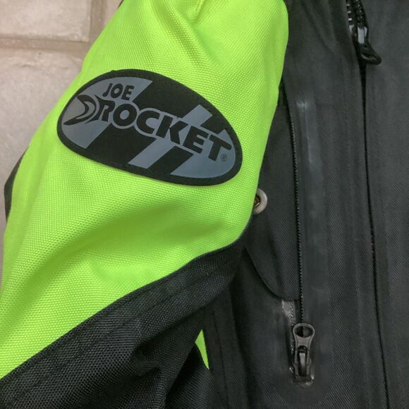 Joe Rocket Motorcycle Outfit-Women's Sz Small-Black/Green Paisley-Armor Suit/Set - Picture 6 of 16